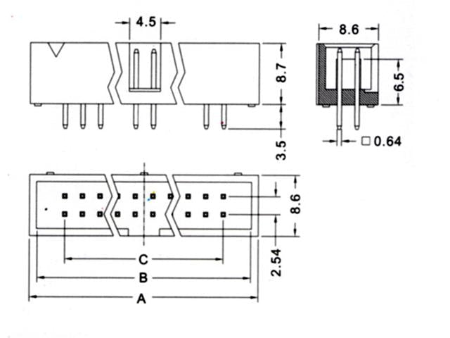716140 - PCB Connectors -