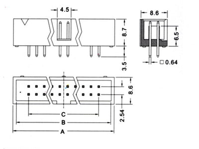 716140 - PCB Connectors -