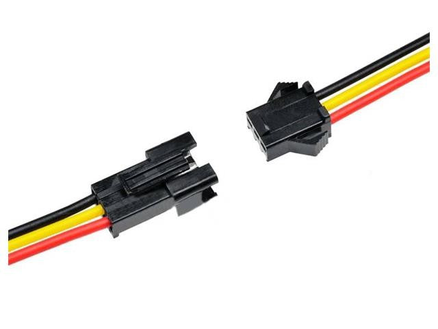 CMU 3PIN LOCK JST M&F CAB-5/PKT