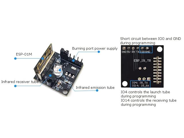 BDD IR ESP8285 WIFI TRANSCEIVER