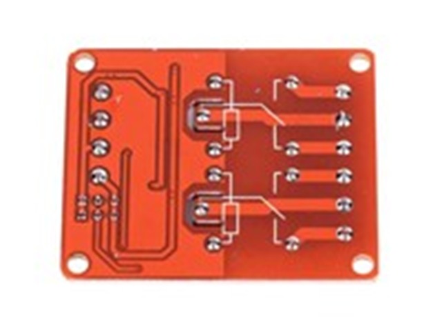 BDD RELAY BOARD 2CH 5V RED H/L