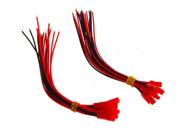 CMU 2PIN MINI JST M&F+WIRE 5/PK