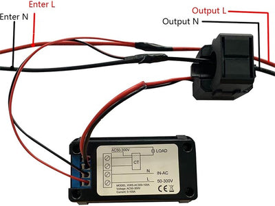 BDD KWS-AC300 LCD POW METER OPEN