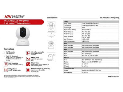 HKV DS-2CV2Q21G1-IDW (4MM)