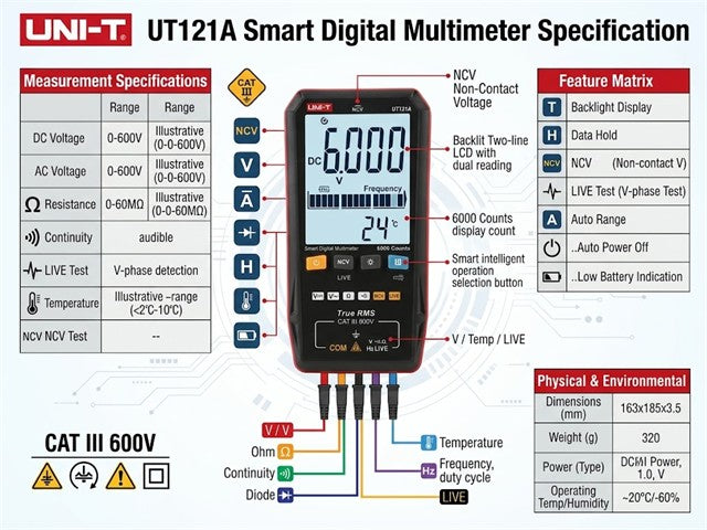 UNI-T UT121A