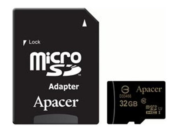 MICRO SD CARD 32GB+ADPT-APACER - Communica [Part No: MICRO SD CARD