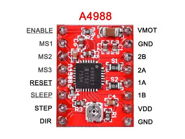 HKD RAMPS STEPPER DRIVER A4988