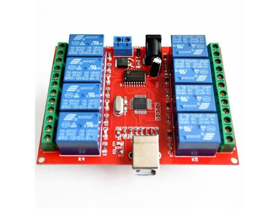 HKD 8CH 12V RELAY USB CONTROL BD