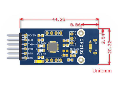 WVS CP2102 MICRO USB TO UART BRD