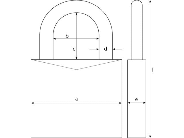 ABUS PADLOCK 57/45 - Access Automation - 4003318625756