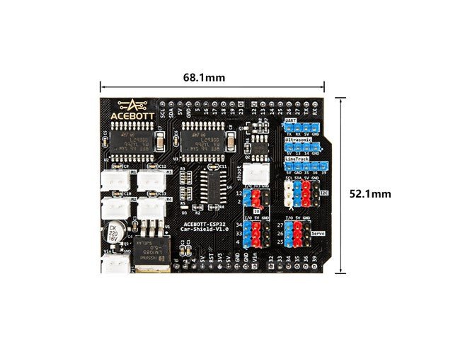 ACEBOTT EXPANSION CAR SHIELD V1 - Robot Kit -
