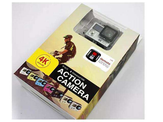 ACTION CAM WIFI 4K UHD DUAL LCD - CCTV Products & Accessories -