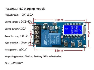 HKD BATTRY CHARGE CONT 30A 6-60V
