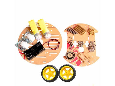 HKD 2WD ROUND 2 TIER CHASSIS KIT