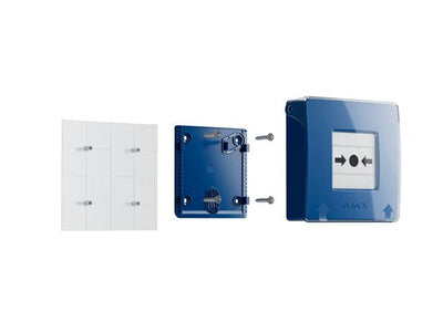 AJAX MANUAL CALL POINT (BLUE) - Alarms & Accessories - 4823114045202