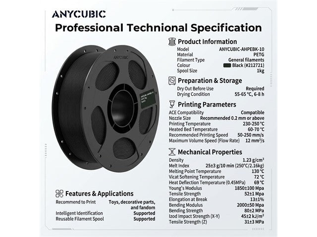 ANYCUBIC-AHPEBK-10 - 3D Printer Accessories - 6974662352750