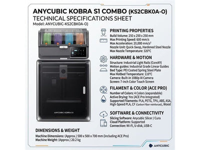 ANYCUBIC-KS2CBK0A-O - 3D Printers & Kits - 6974662353887