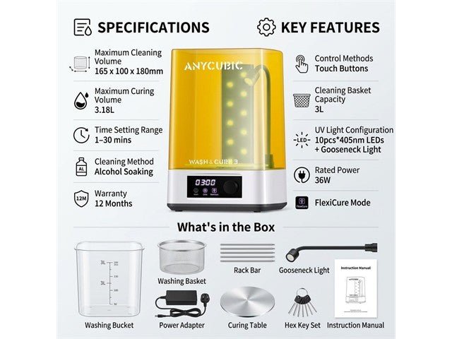 ANYCUBIC-WS3B0WH-Y-O - 3D Printer Accessories - 6974662354501