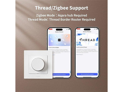 AQARA DIMMER SWITCH H2 EU - W - Home Automation - 6975833357246