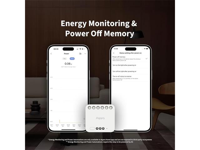 AQARA DUAL RELAY MODULE T2 - Home Automation - 6970504218635