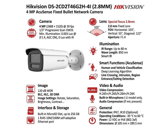 HKV DS-2CD2T46G2H-4I (2.8MM)