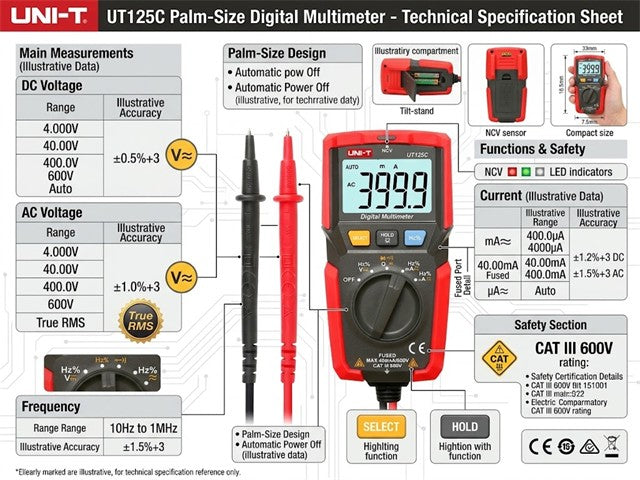 UNI-T UT125C