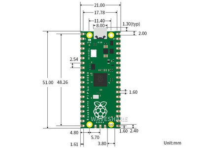 WVS RASPBERRY PI PICO EVAL KIT B