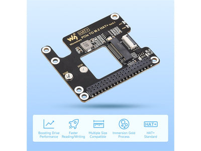 WVS PCIE-M.2 HAT-RASPB PI 5