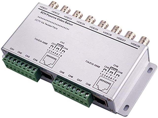 BALUN 8CH 8,0MP P - TXRX BNC PAIR - CCTV Products & Accessories -