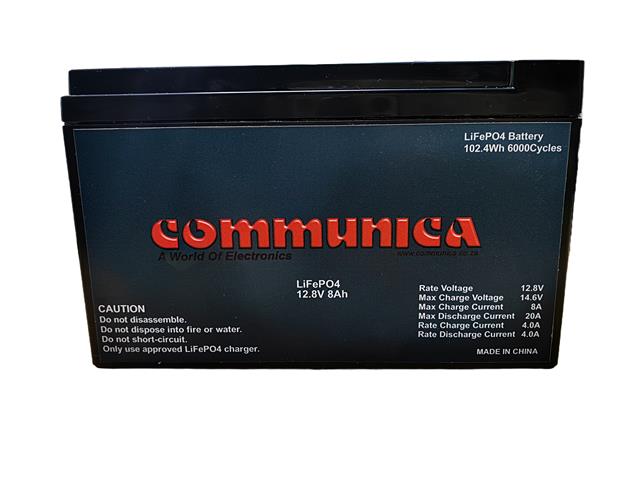 BATT 12,8V8 COM - Batteries -