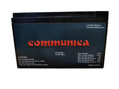 BATT 12,8V8 COM - Batteries -