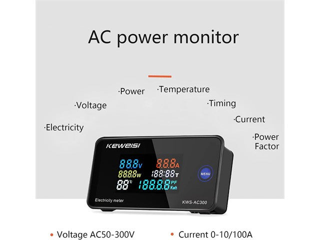 BDD KWS-AC300 LCD POW METER OPEN