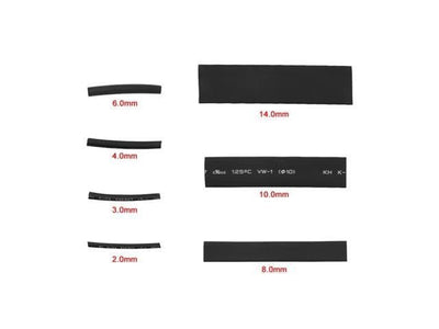 BDD HEAT SHRINK KIT 328PCS 5 COL - Cable Fasteners & Fixings -