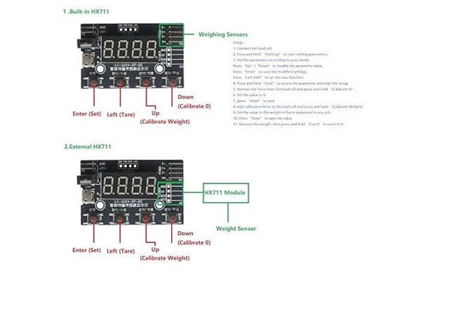 BDD HX711 INTELLIG DISPLAY + AMP - Sensors -