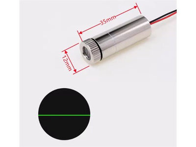 BDD LASER LINE EMITTER 5MW GREEN - Sensors -