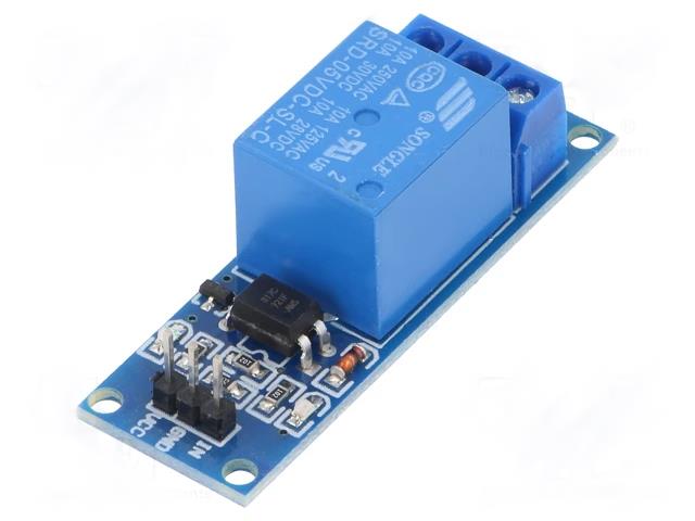 BDD RELAY BOARD 1CH 5V - Relay Boards - BMT RELAY BOARD 1CH 5V