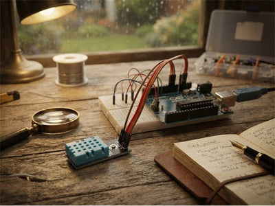 BDD TEMP+HUMD SNSR DHT11 ON PCB - Sensors -