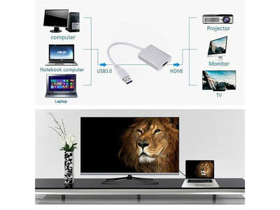 BDD USB3.0 - M TO HDMI - F CONVERTER - USB Hubs, Adaptors, & Extenders -