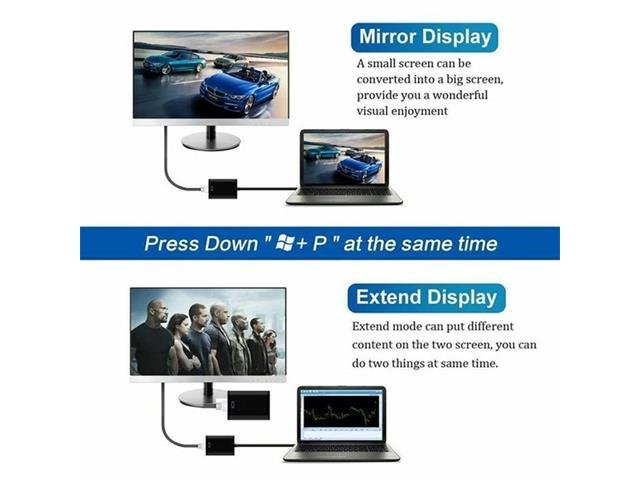 BDD USB3.0 - M TO HDMI - F CONVERTER - USB Hubs, Adaptors, & Extenders -