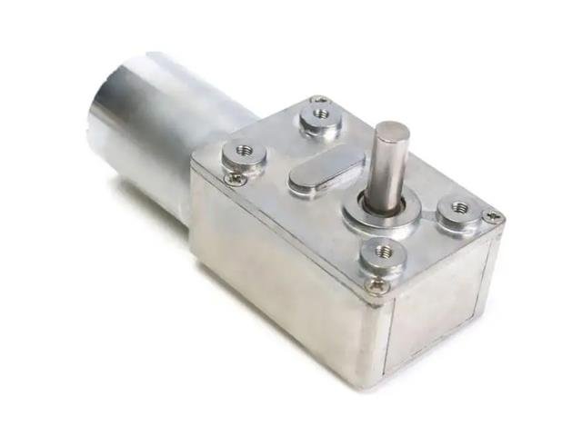 BDD WORM GEAR MOTOR 12V 90RPM - Motors, Motor Drivers & Controllers - CMU WORM GEAR MOTOR 12V 90RPM