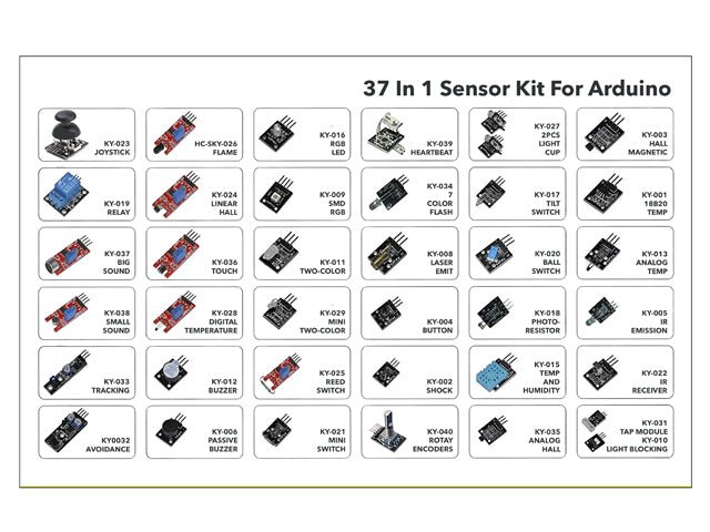BMT 37 IN 1 SENSOR KIT FOR ARDUI - IoT Kits -
