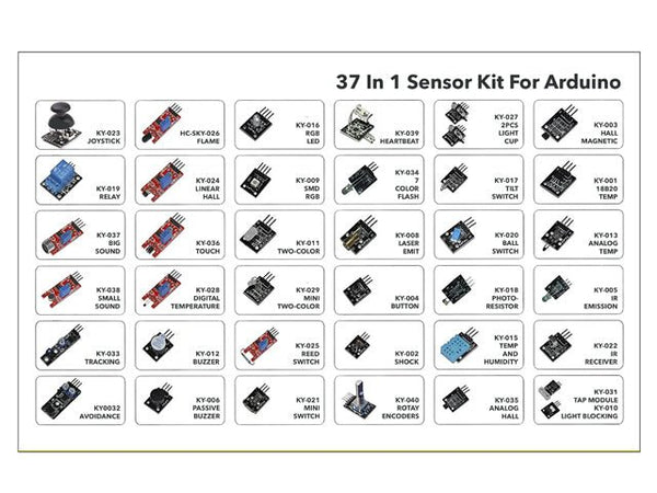 BMT 37 IN 1 SENSOR KIT FOR ARDUI - Communica [Part No: BMT 37 IN 1 ...