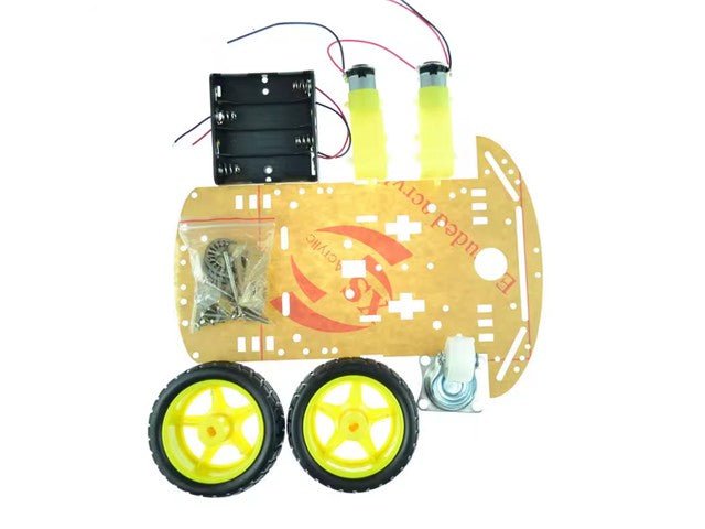 BMT CHASSIS 2WD KIT ACRYLIC - Robot Chassis - HKD CHASSIS 2WD KIT ACRYLIC