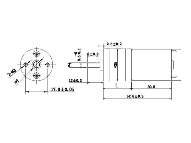 BMT DC MOTOR 12V 26RPM - Motors, Motor Drivers & Controllers -