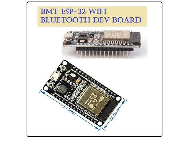 BMT ESP-32 WIFI B/T DEV BOARD - ESP8266 & ESP32 Modules - HKD ESP-32 WIFI B/T DEV BOARD