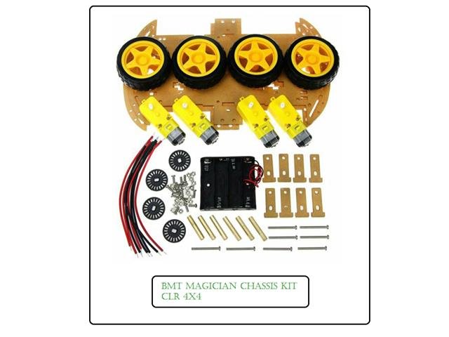 BMT MAGICIAN CHASSIS KIT CLR 4X4 - Robot Chassis -