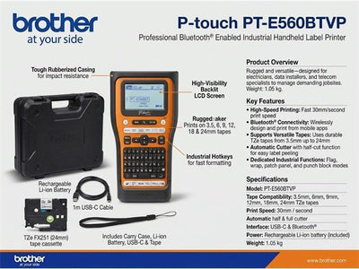 BRH PTE-560BTVP - Printers & Accessories - 4977766833981