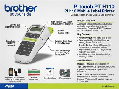 BRH PTP-H110 - Printers & Accessories - 4977766765411