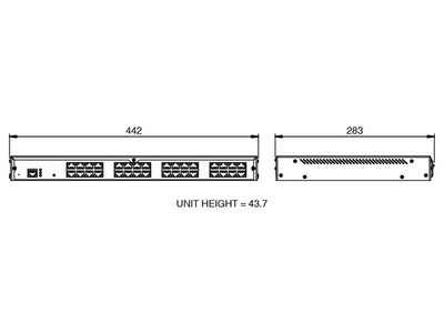 ICDM-RX/TCP-32/RJ45/RJ45-RM