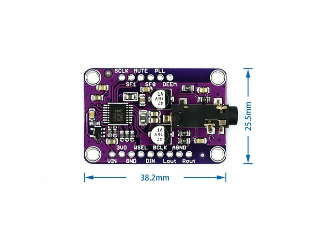 HKD UDA1334A I2S STEREO DECODER